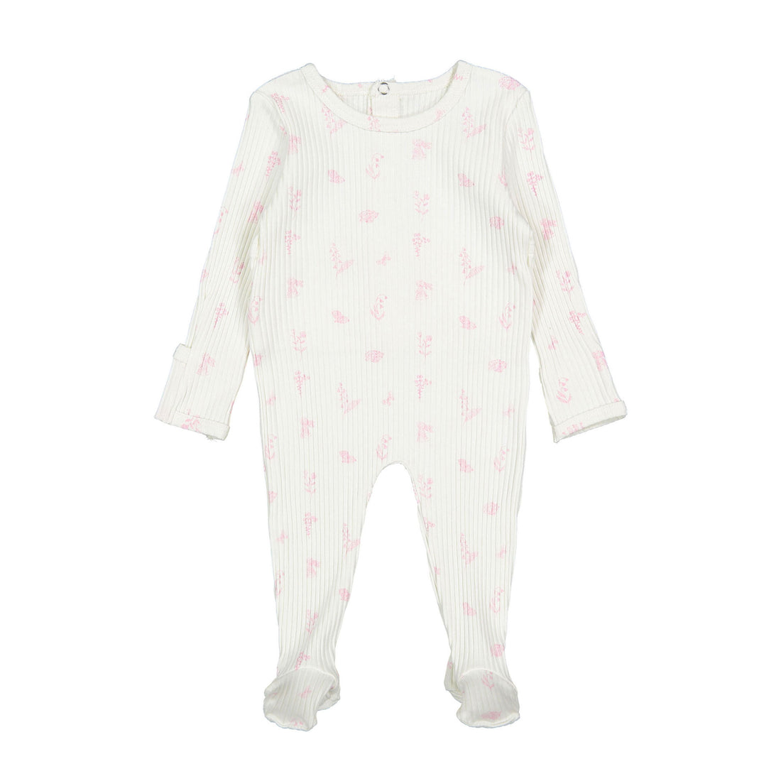 Lovely Littles The Printed Romper - Meadow Pink