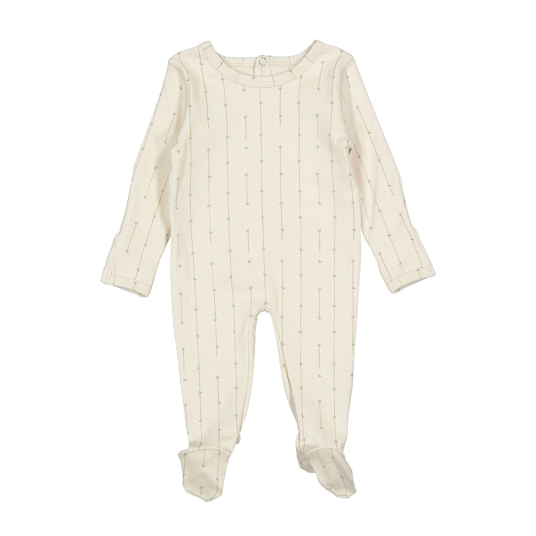 Lovely Littles The Printed Romper - Emery Slate