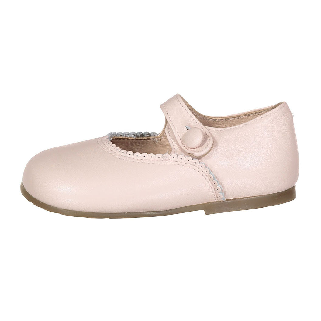 Papanatas Pale Pink Baby Mary Janes
