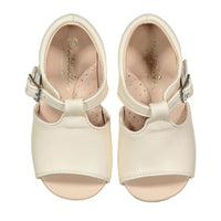 Papanatas Beige Open Toe Baby Sandal