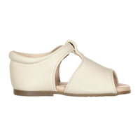 Papanatas Beige Open Toe Baby Sandal