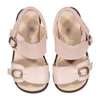 Papanatas Pale Pink Double Buckle Baby Sandal