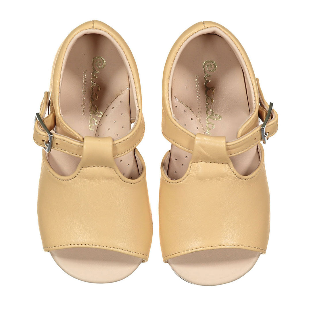 Papanatas Tan Open Toe Baby Sandal