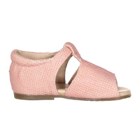 Papanatas Rose Tweed Open Toe Baby Sandal