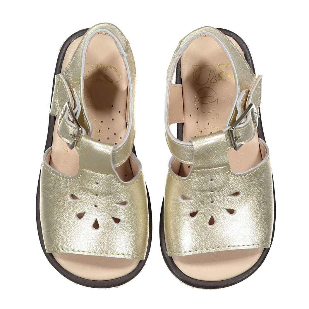 Papanatas Gold Baby Sandal
