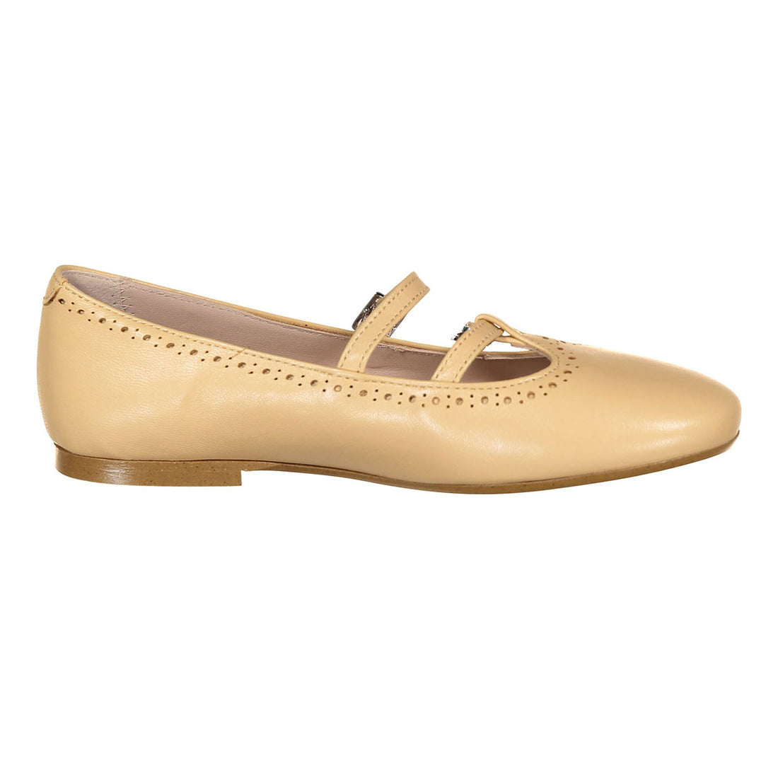Papanatas Camel Double T-Strap Mary Jane