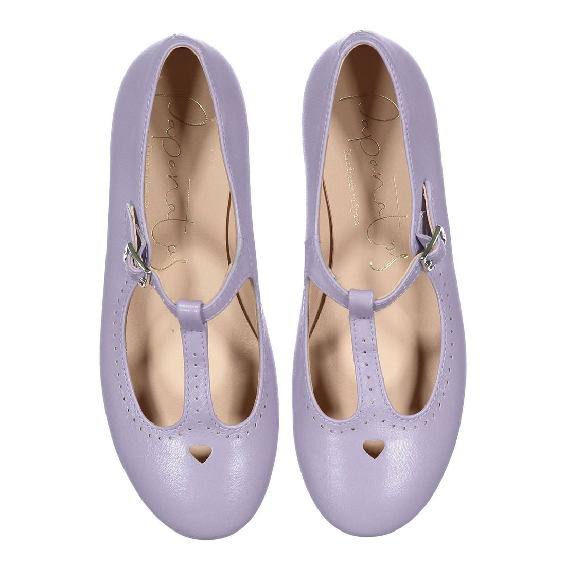Papanatas Lilac Heart Detail T-Strap
