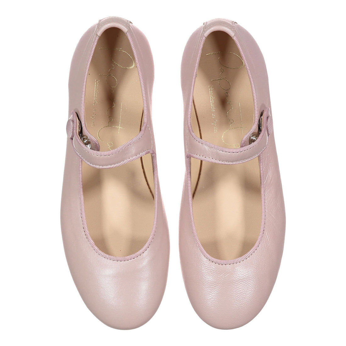Papanatas Pink Pearl Metallic Mary Jane