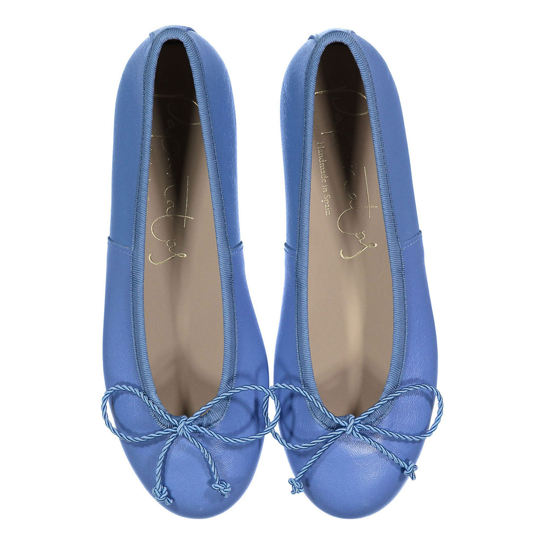 Papanatas Blue Ballet Flat