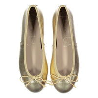 Papanatas Gold  Ballet Flat