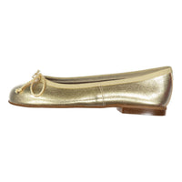 Papanatas Gold  Ballet Flat