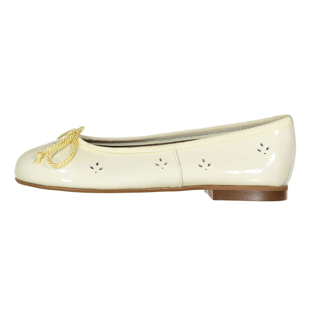 Papanatas Lemon Eyelet Ballet Flat