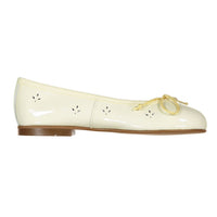 Papanatas Lemon Eyelet Ballet Flat
