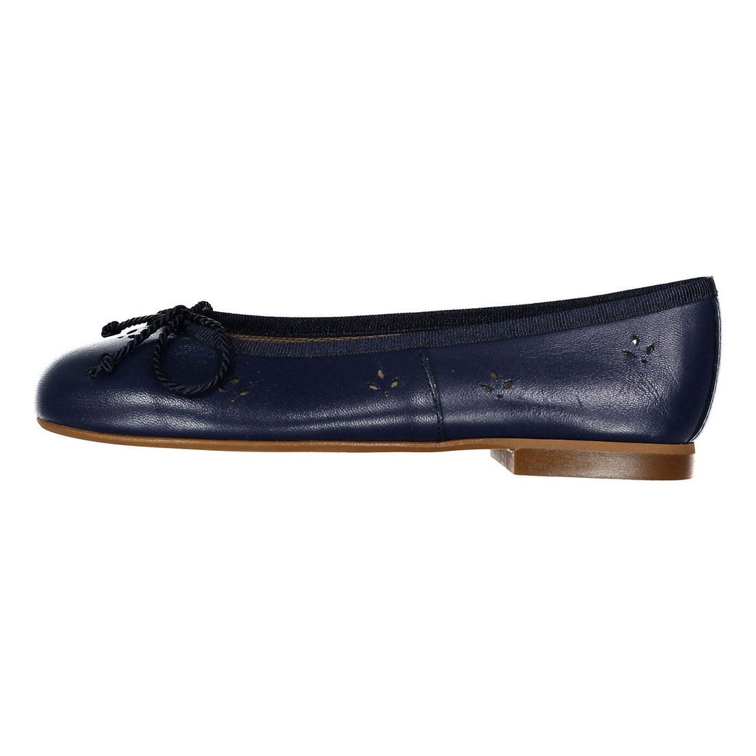 Papanatas Navy Eyelet Ballet Flat