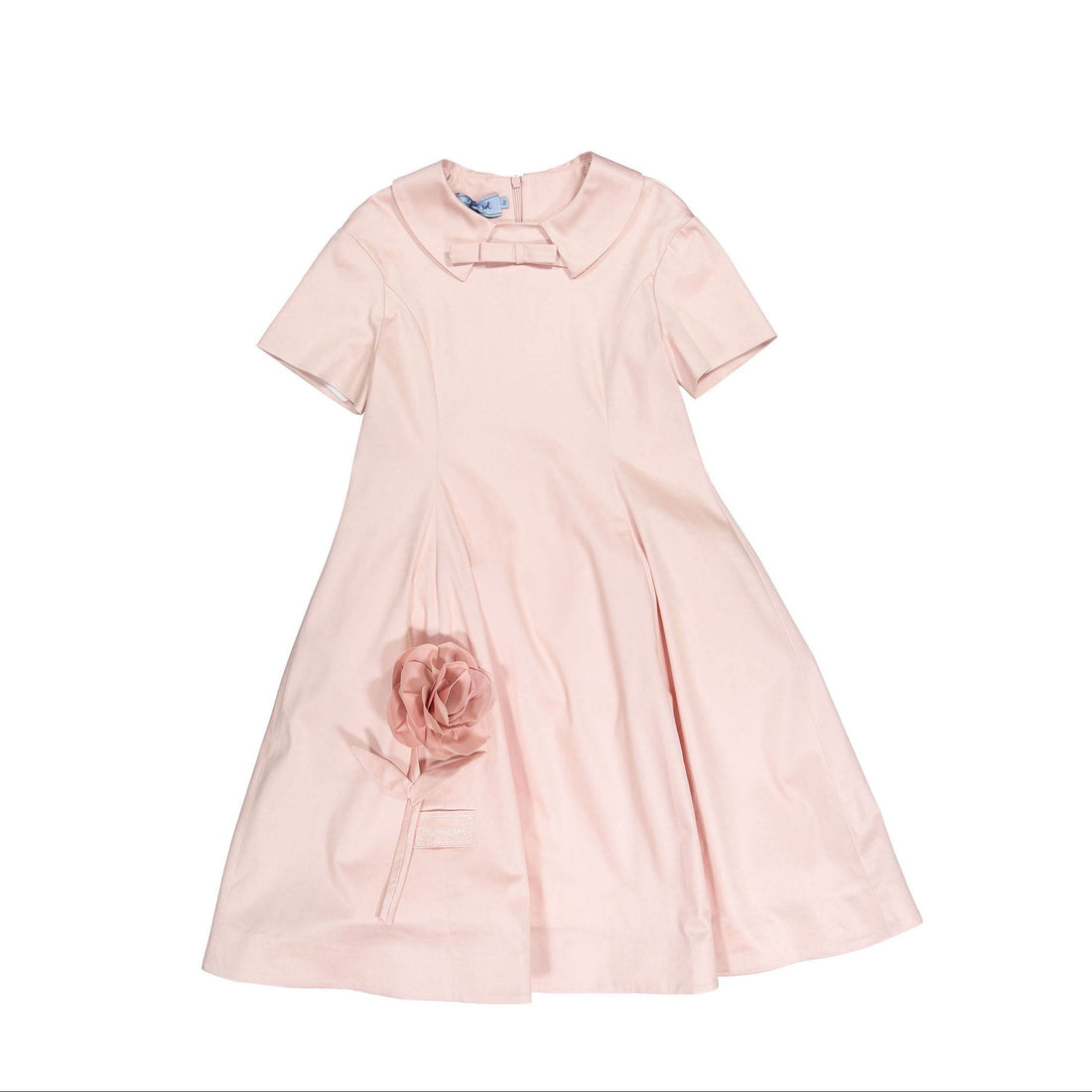 Mimisol Salmon Redingote Long Dress
