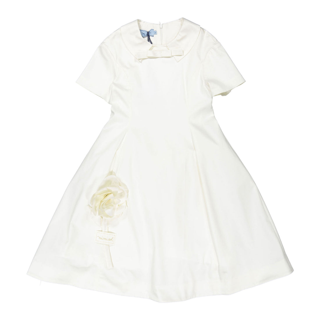 Mimisol Cream Redingote Long Dress