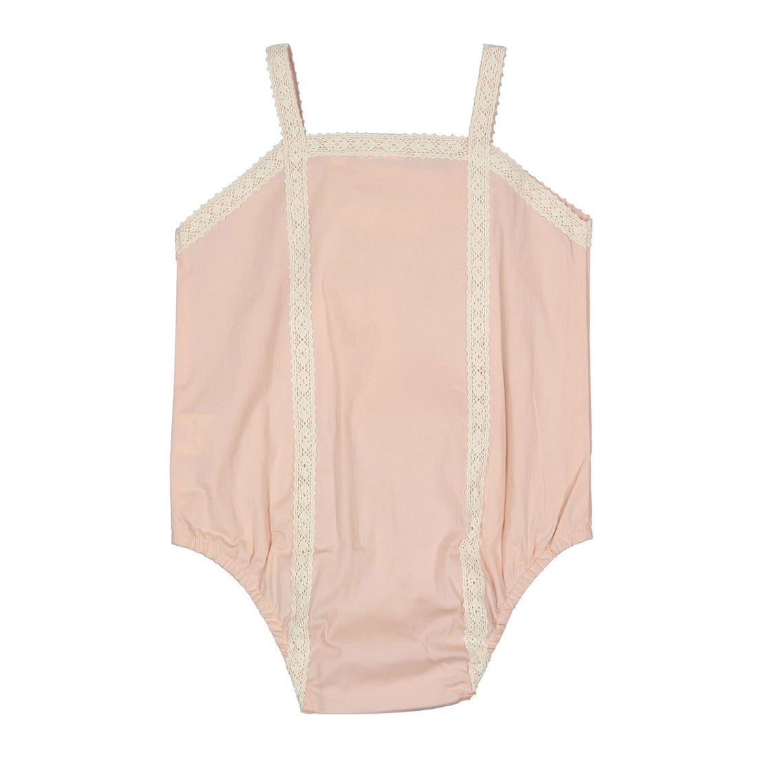 L by Ladida Salmon Lace Romper