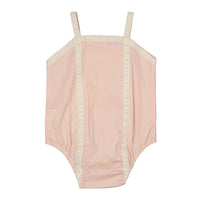 L by Ladida Salmon Lace Romper