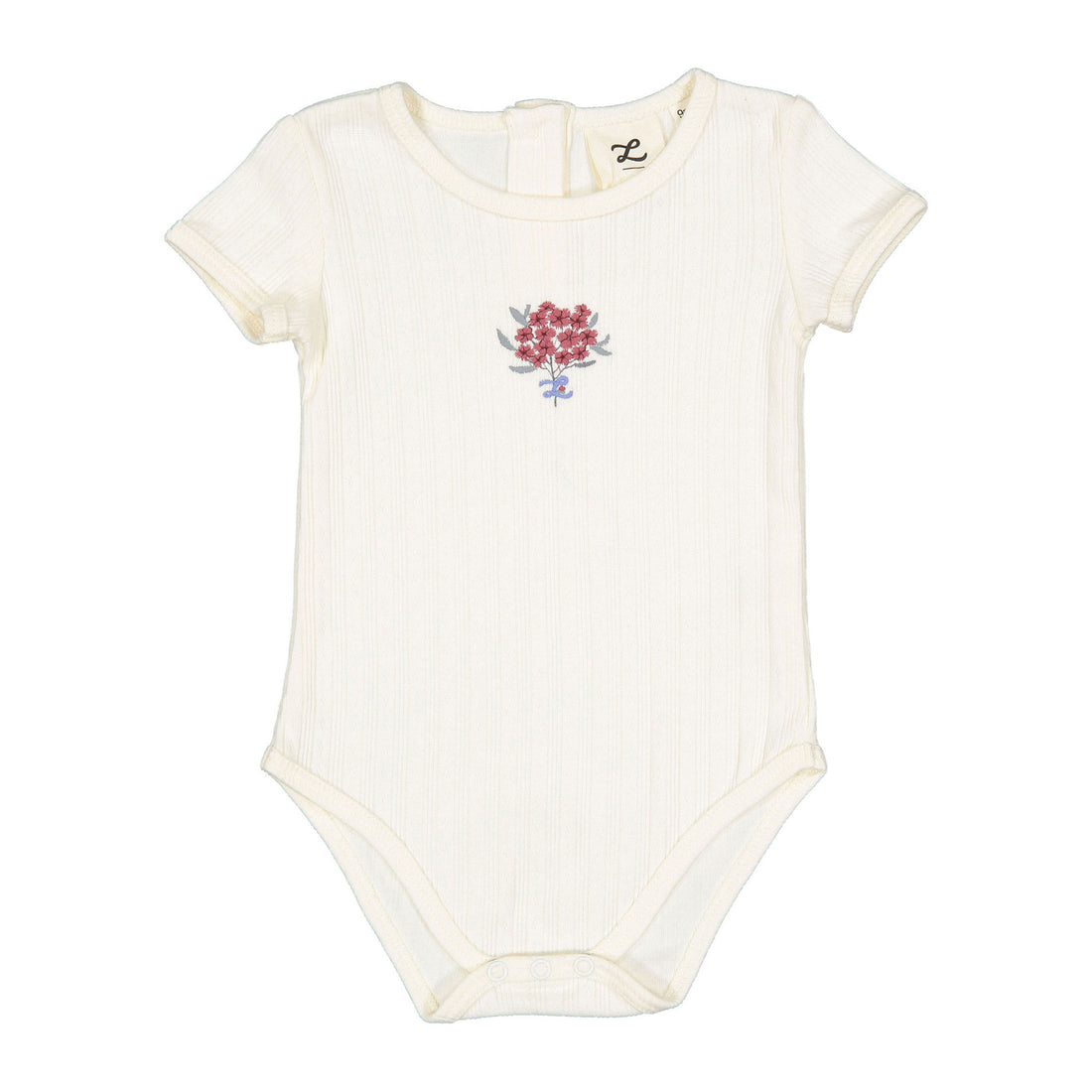 L by Ladida Cream Pointelle Onesie