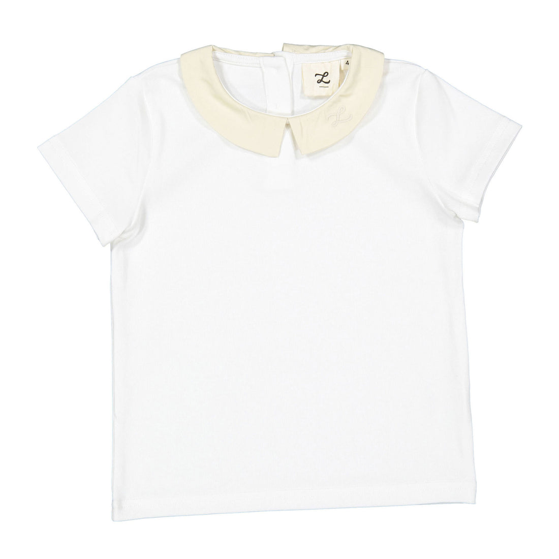 L by Ladida Cream Collar Tee