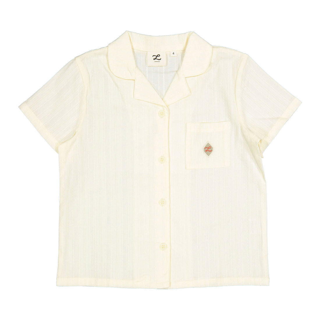 L by Ladida Cream Grandpa Shirt