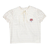 L by Ladida Tic Tac Short Sleeve Blouse