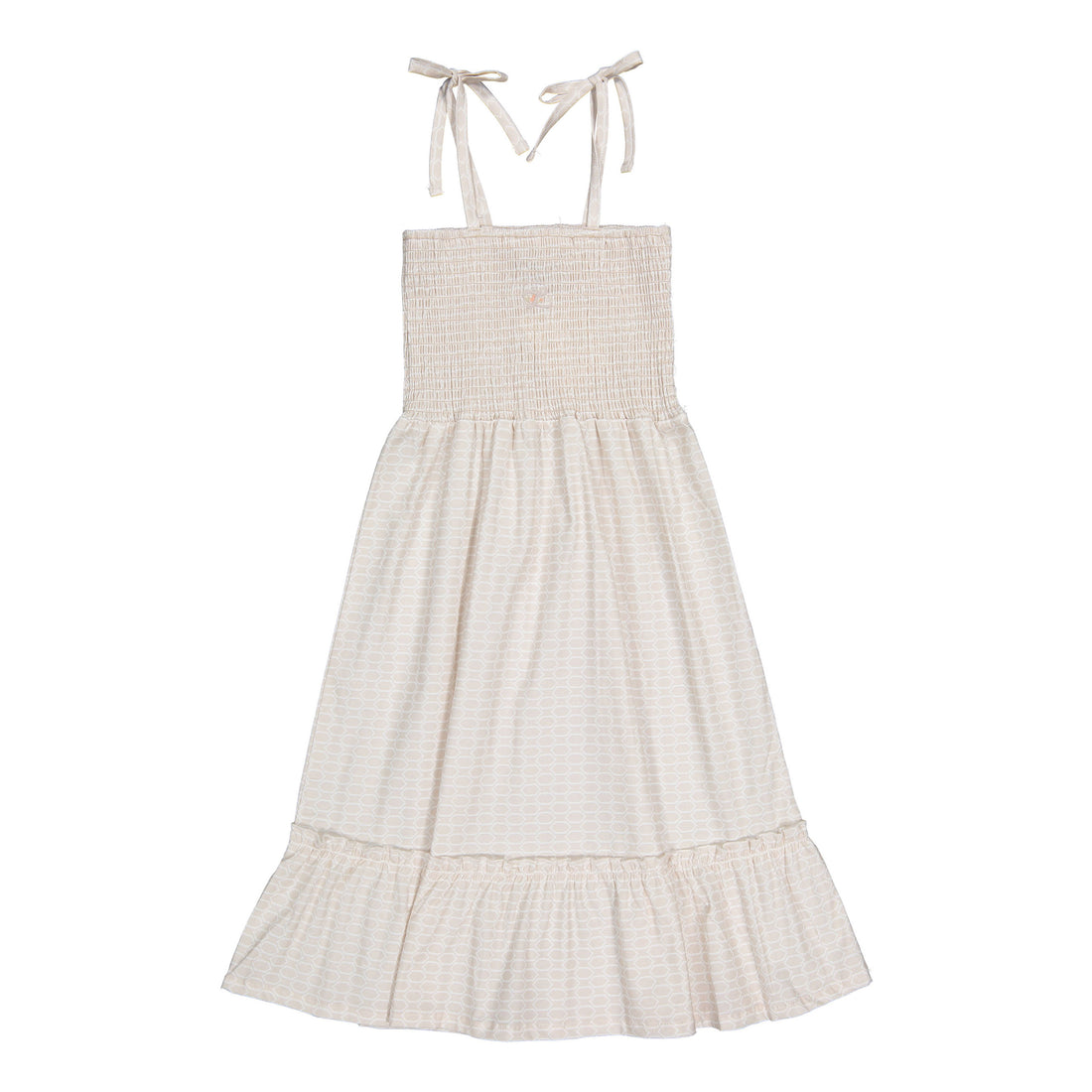 L by Ladida Cream Geo Maxi Dress