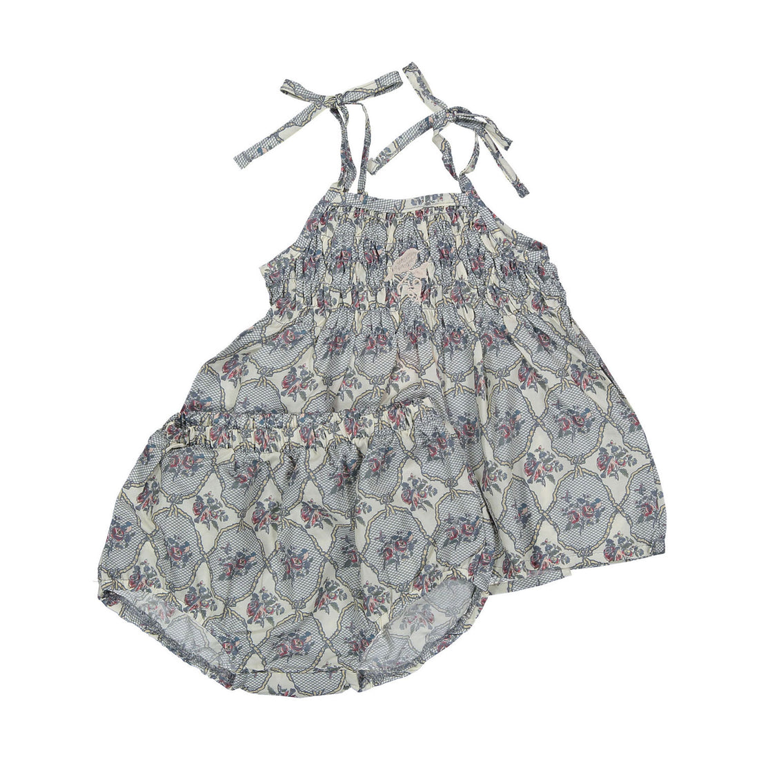 1984 Bird Floral Bloomer Set
