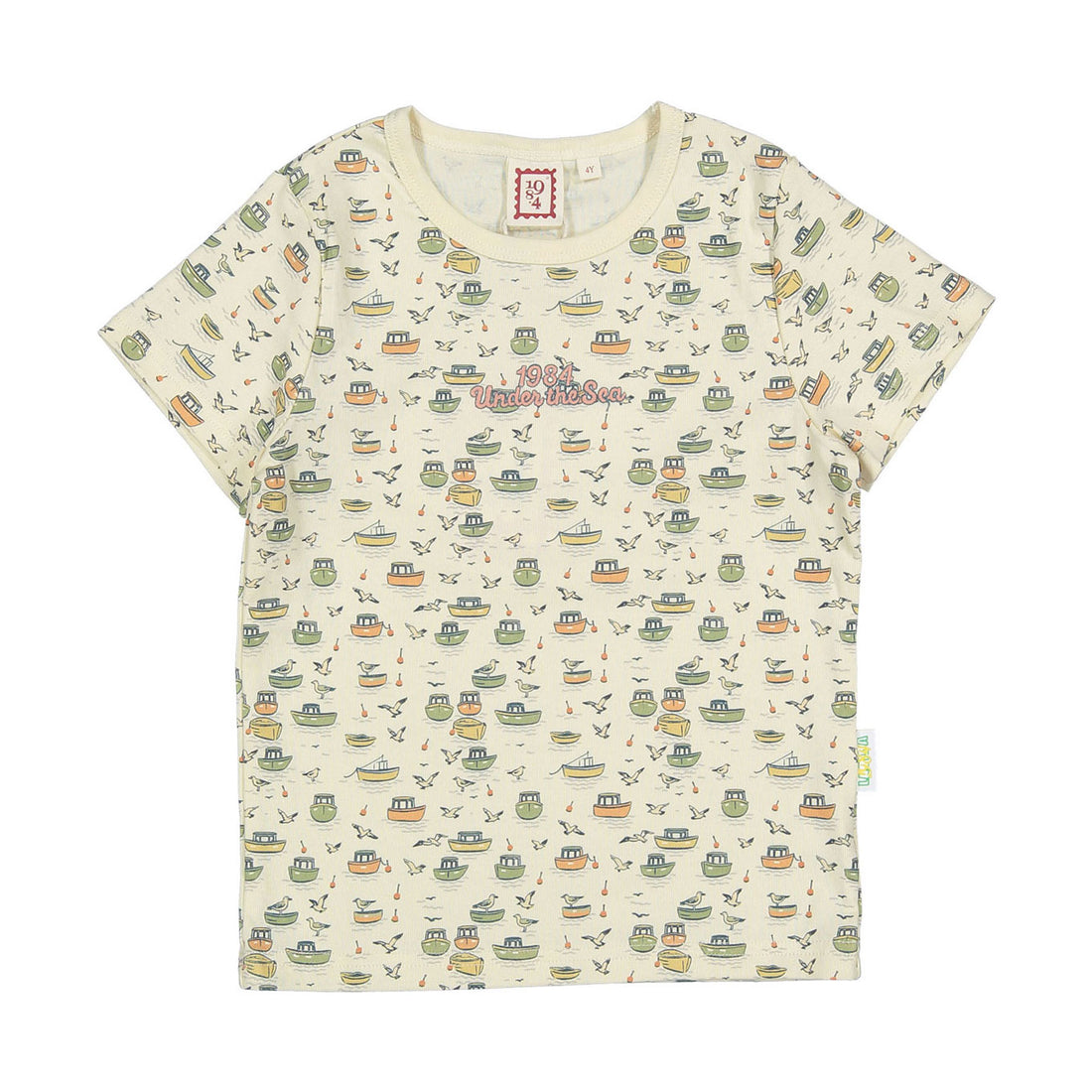 1984 Green Boat Print Tee