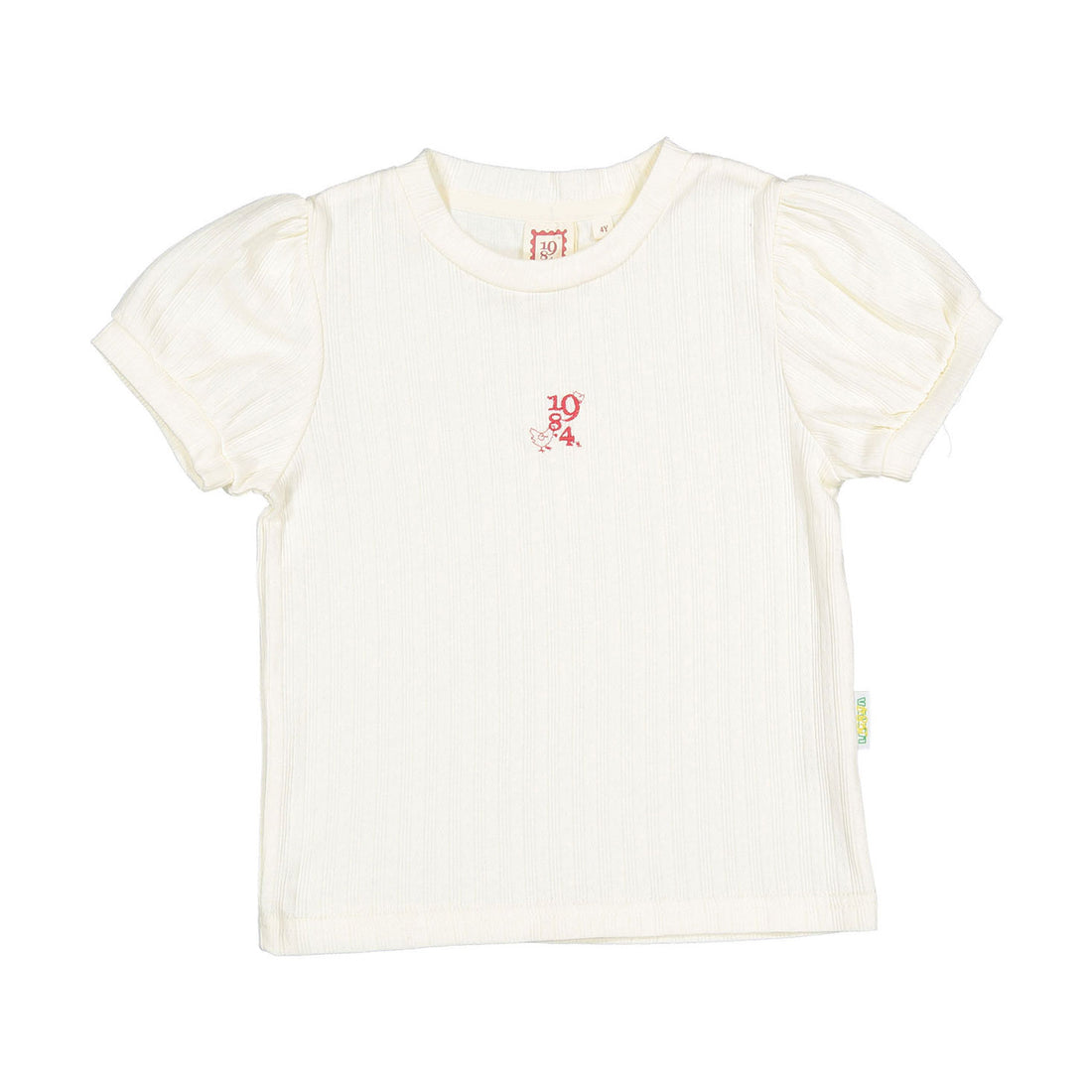 1984 S/S Pointelle Embroidered Tee