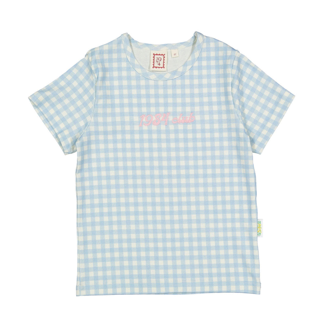1984 Gingham Short Sleeve Tee
