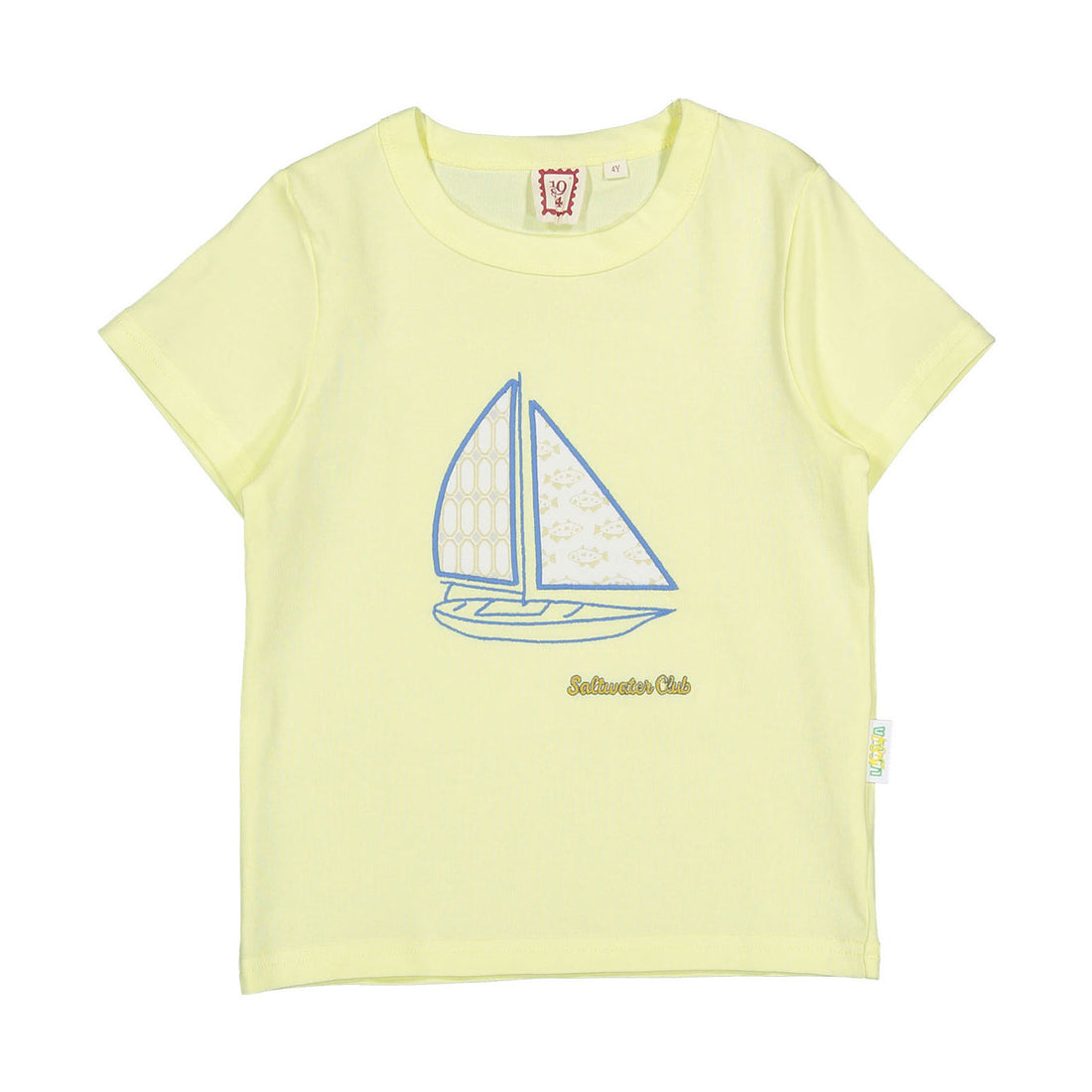 1984 Green Sailboat Patch Tee