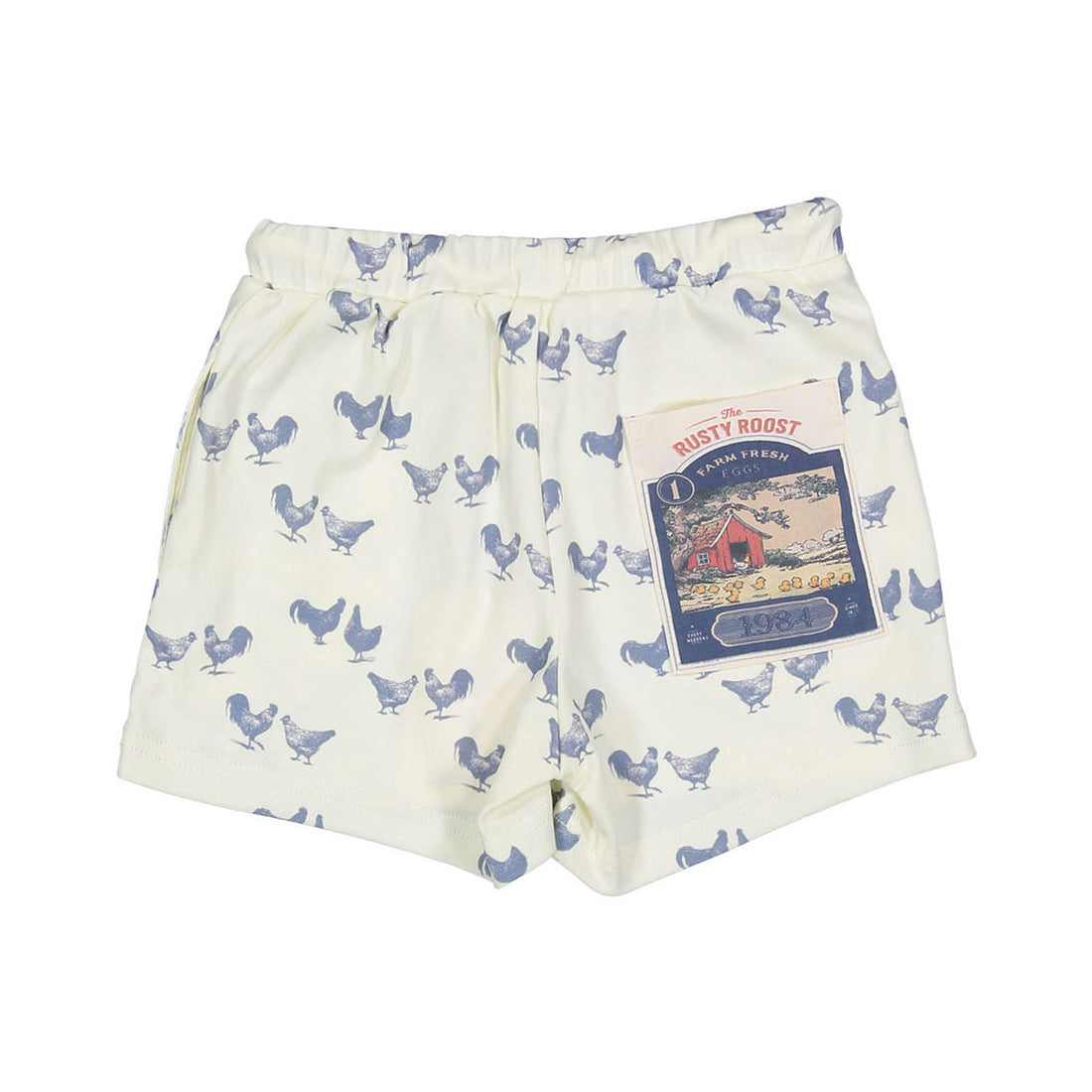 1984 Chicken Print Short