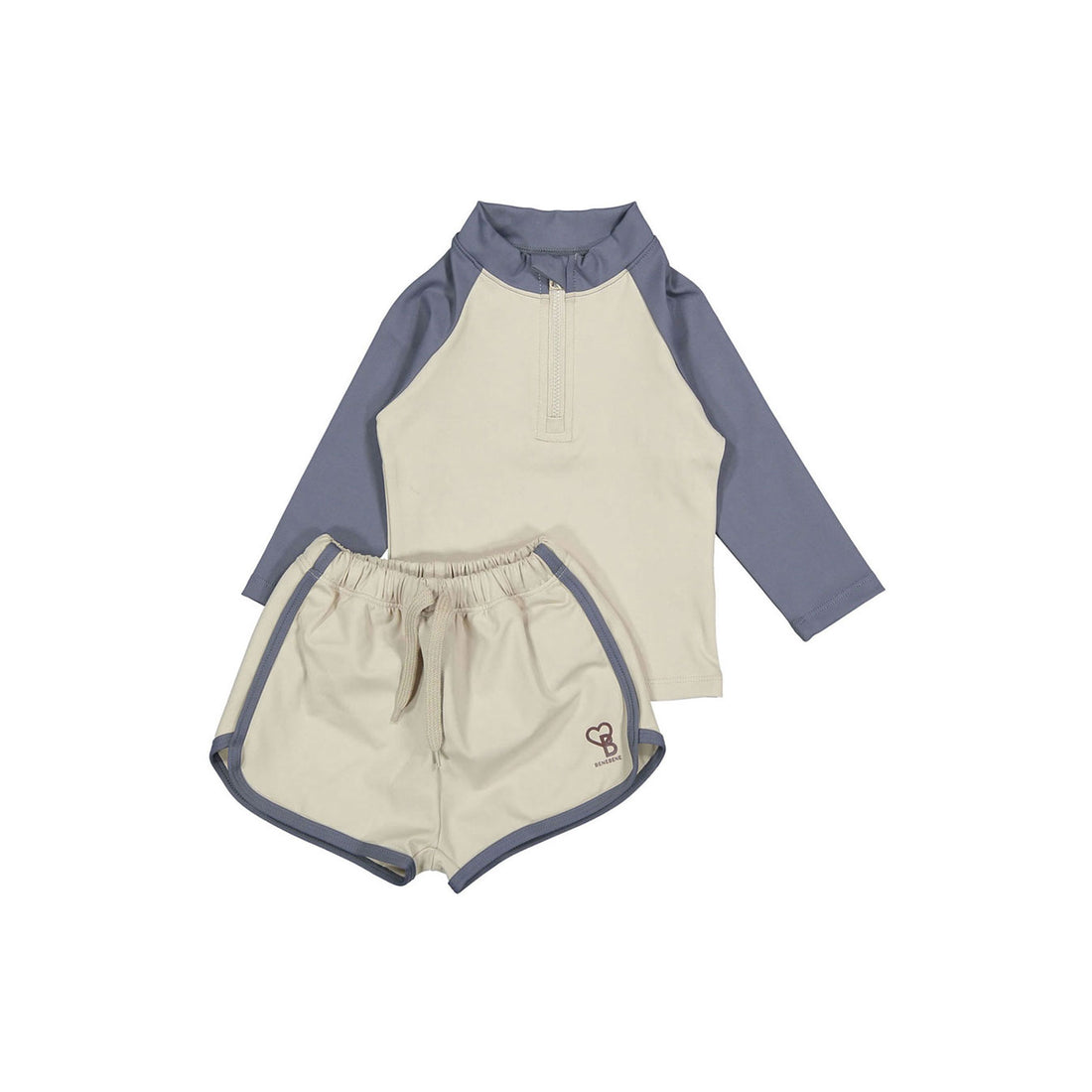 Bene Bene Grayish Blue Baby Bene Rash Guard Set