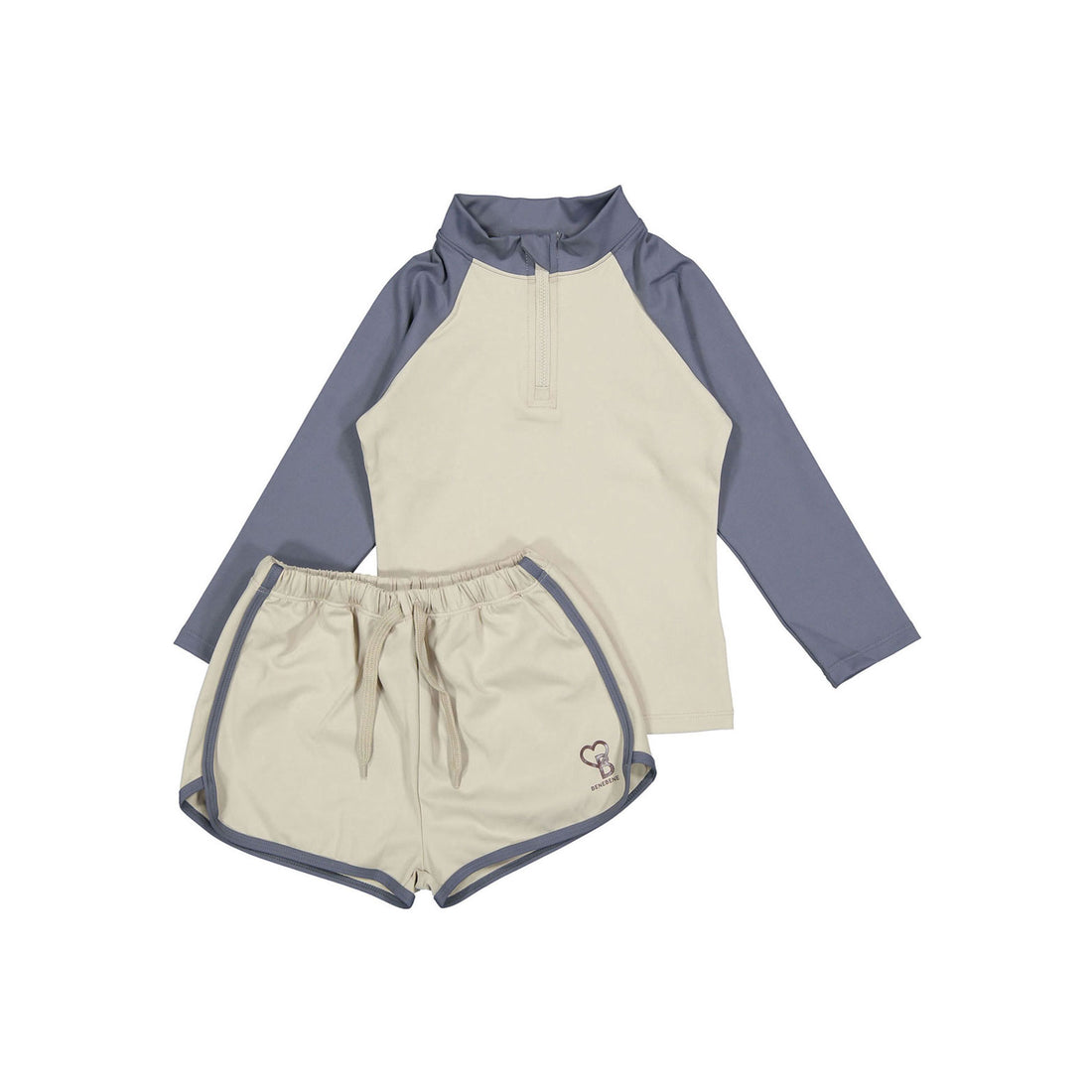 Bene Bene Grayish Blue Bene Rash Guard Set