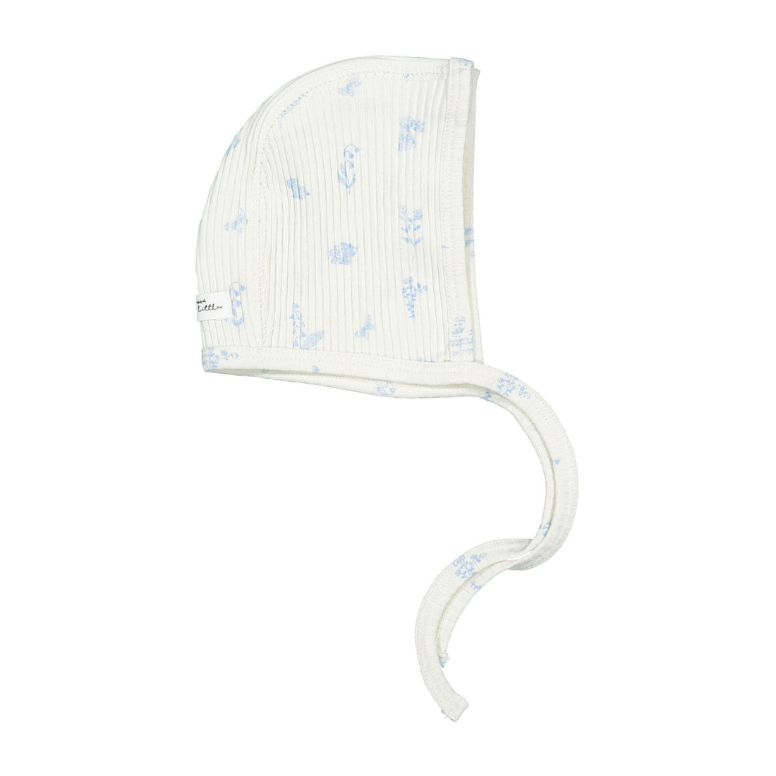 Lovely Littles The Printed Bonnet - Meadow Blue