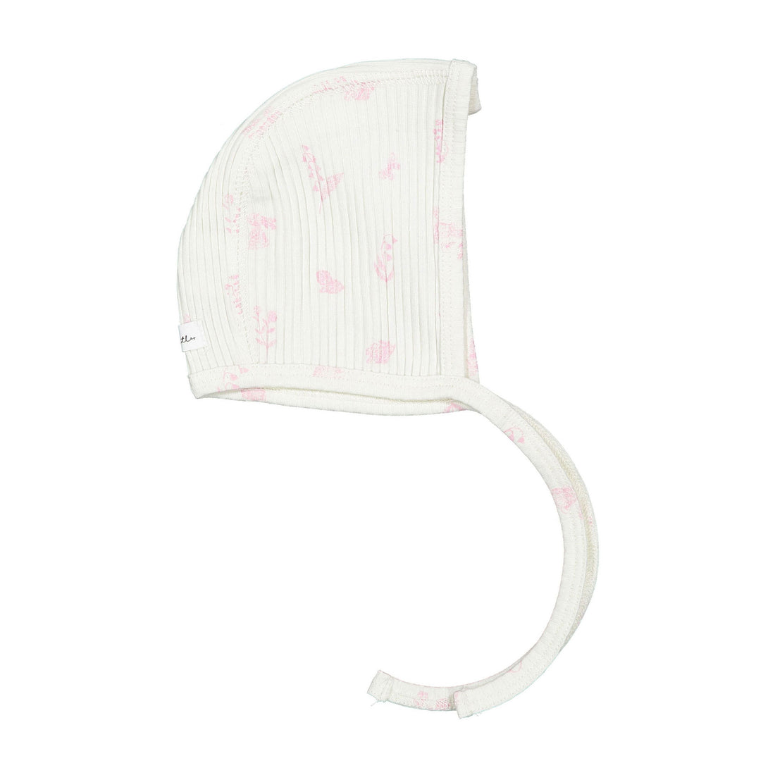Lovely Littles The Printed Bonnet - Meadow Pink