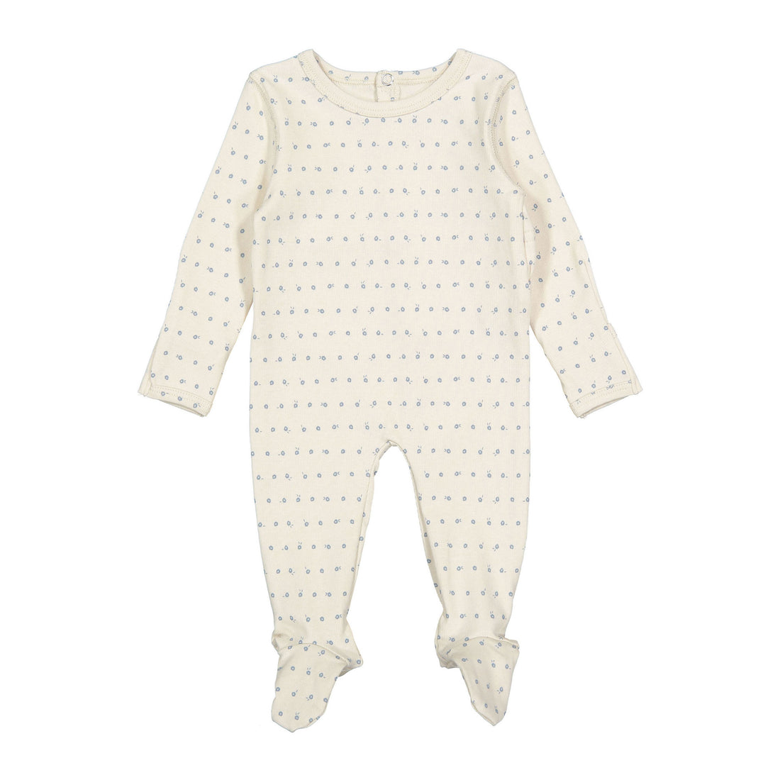 Lovely Littles The Printed Romper - Mia Blue