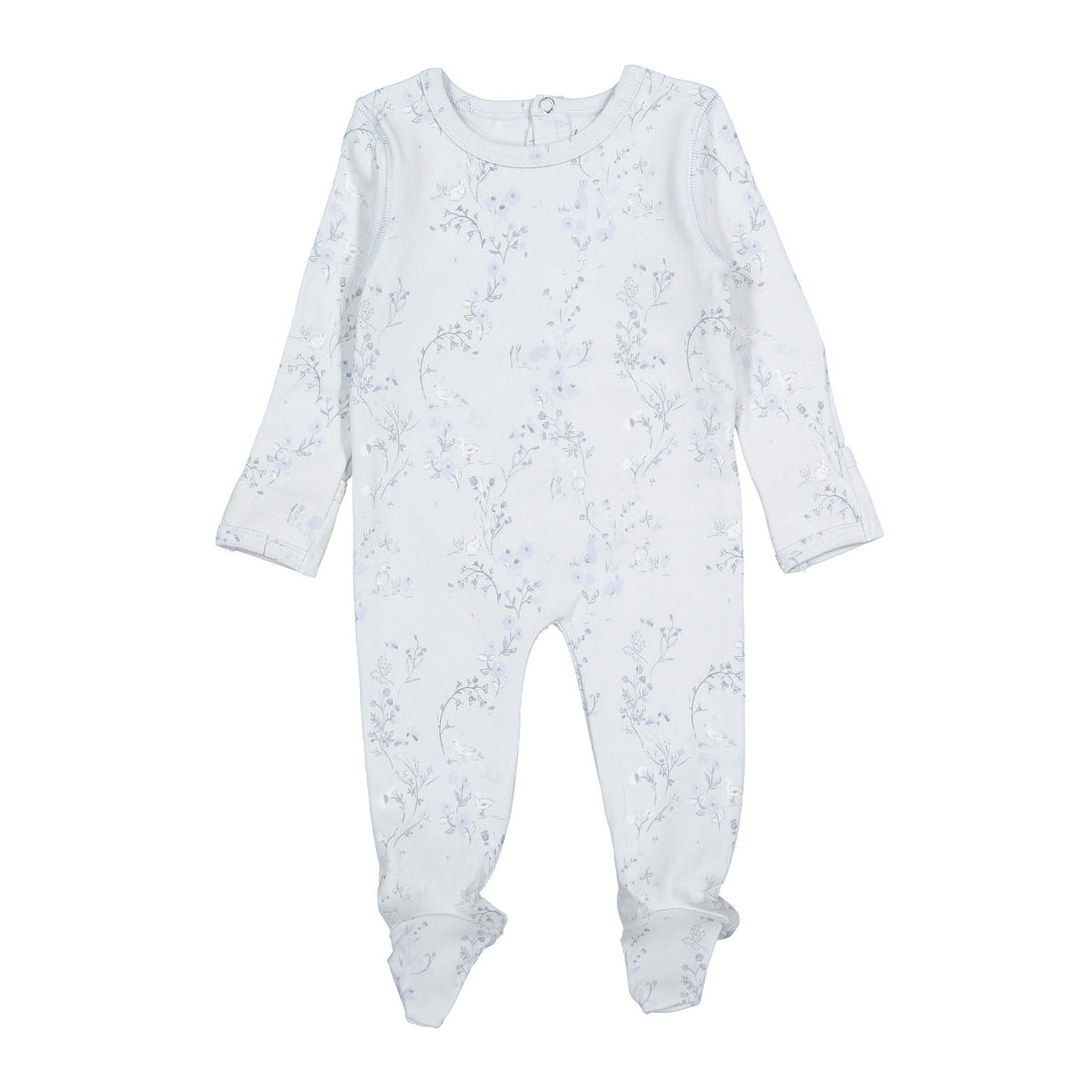 Lovely Littles The Printed Romper - Joy Blue