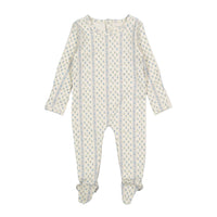 Lovely Littles The Printed Romper - Lux Blue