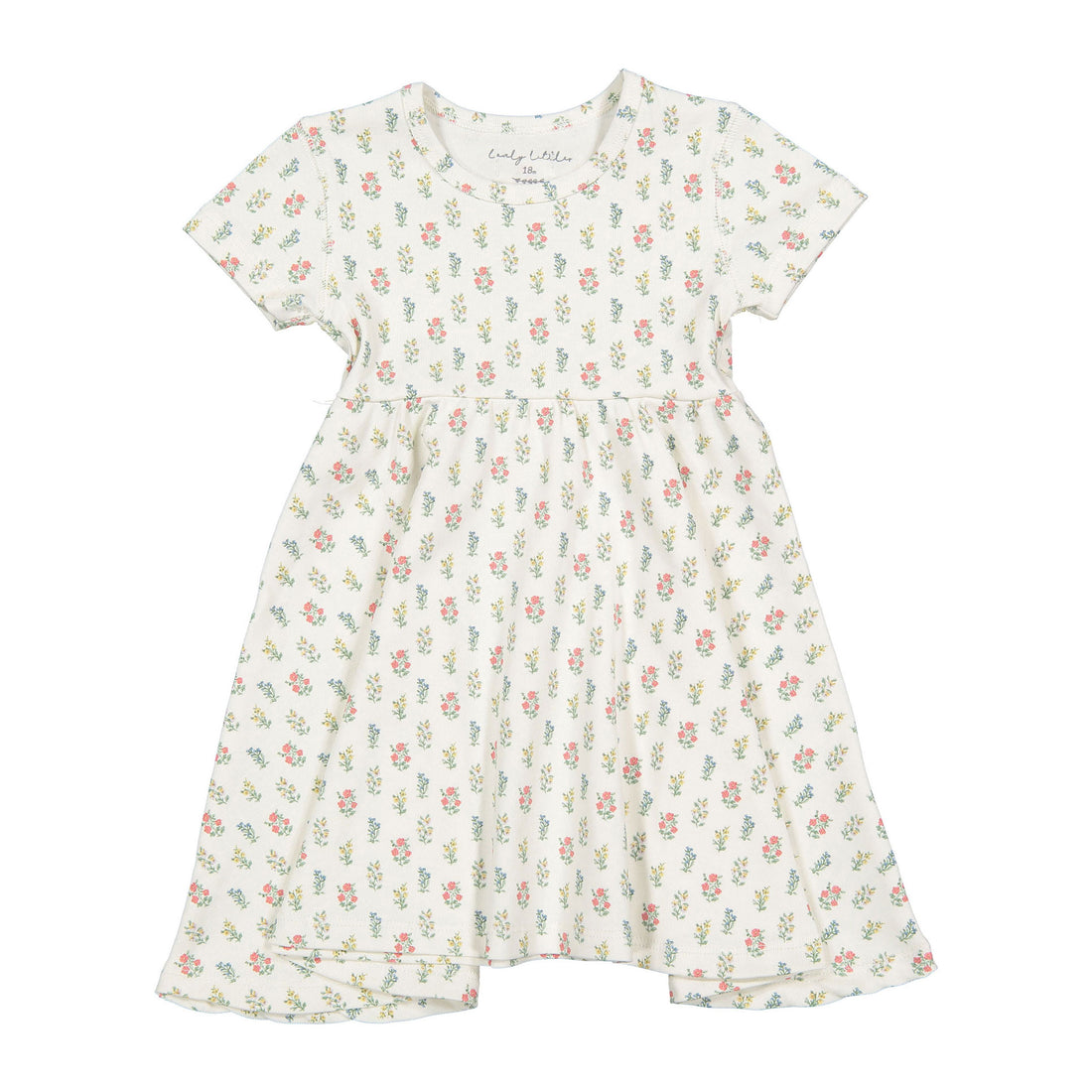 Lovely Littles The Printed Short Sleeve Dress - Esme