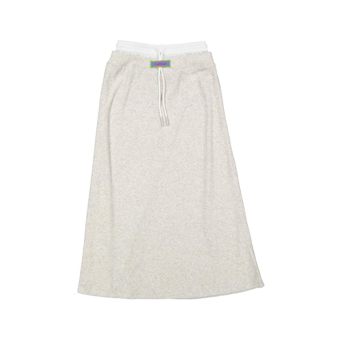 Clubhouse Heather Grey Double Waistband Terry Skirt
