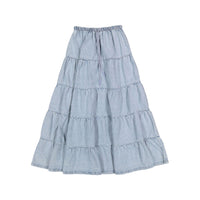 Clubhouse Denim Tiered Skirt