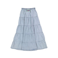 Clubhouse Denim Tiered Skirt