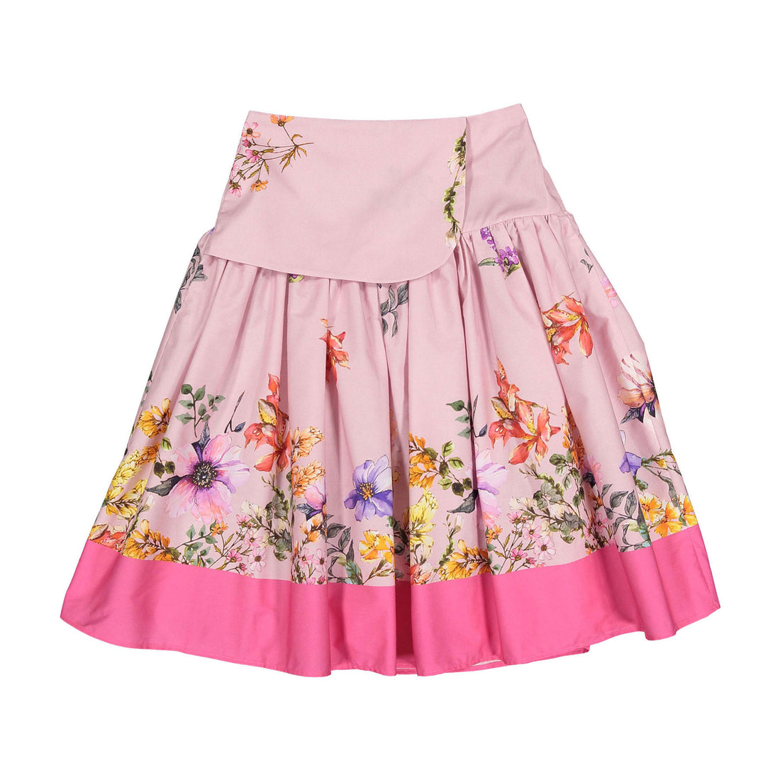 Christina Rohde Light Pink Floral Skirt