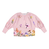 Christina Rohde Light Pink Floral Blouse