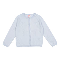 1984 Blue Embroidered Cardigan