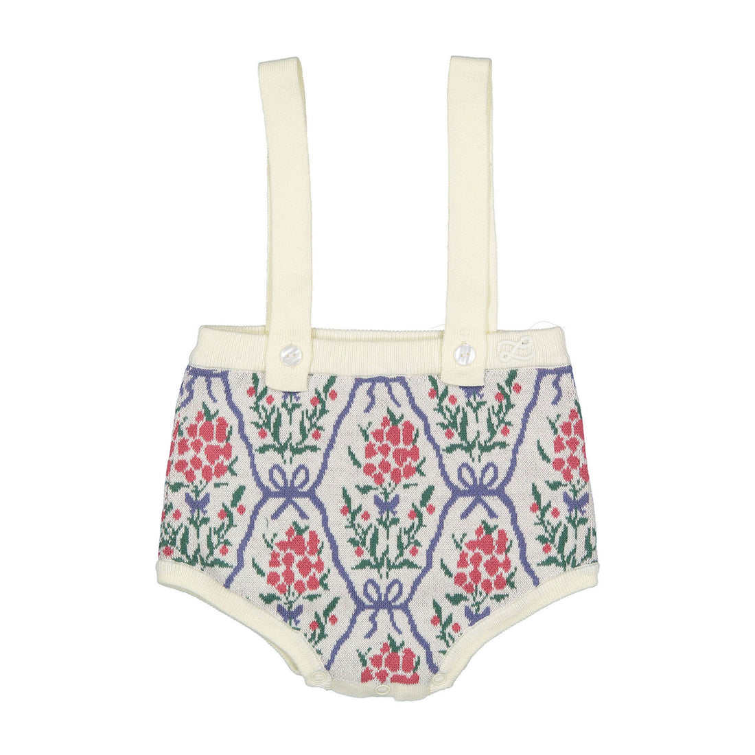 L by Ladida Bouquet Knit Overall Bloomer
