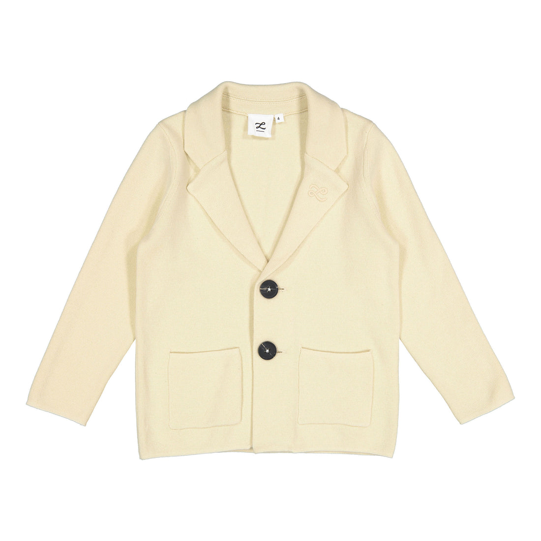 L by Ladida Cream Knit Blazer
