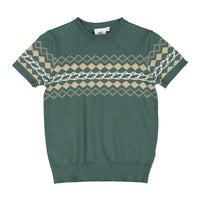 L by Ladida Fern Knit Jacquard Sweater